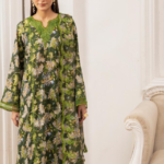 Emerald Garden Embroidered Digital Printed Lawn 3‑Piece Suit